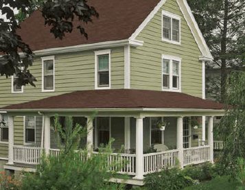 blending traditional lap siding with vinyl carpentry
