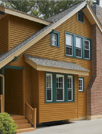 corner trim pieces on house